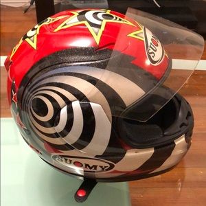 Suomy motorcycle helmet. Used but great condition